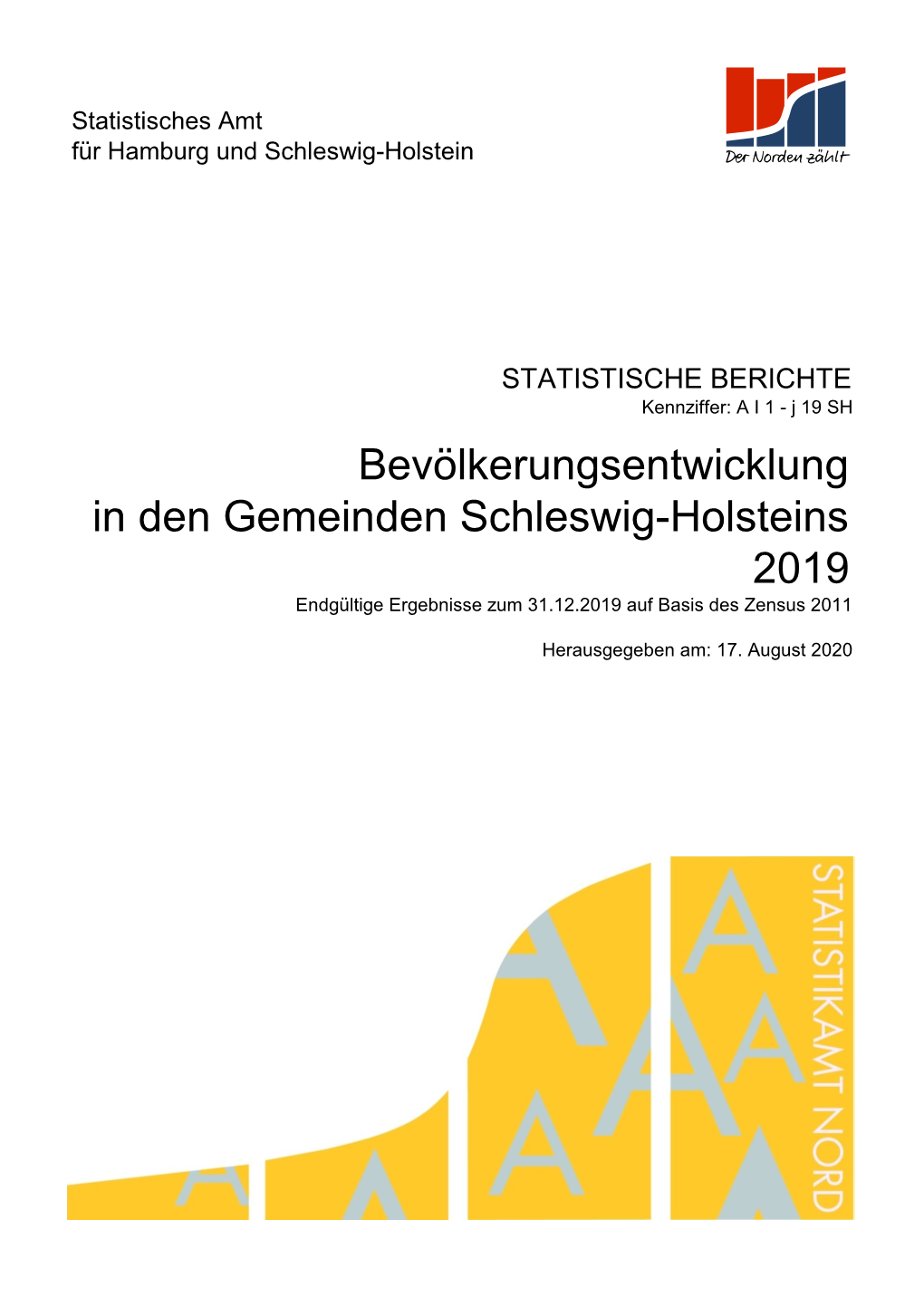 2019 Bevölkerungsentwicklung in Den Gemeinden Schleswig-Holsteins