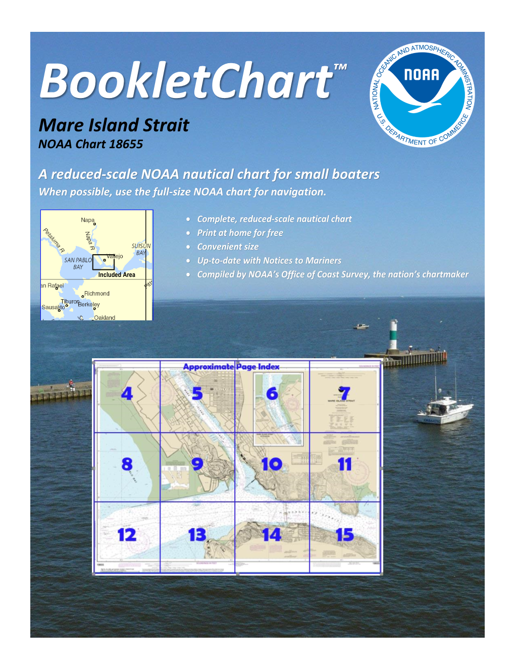Bookletchart™ Mare Island Strait NOAA Chart 18655