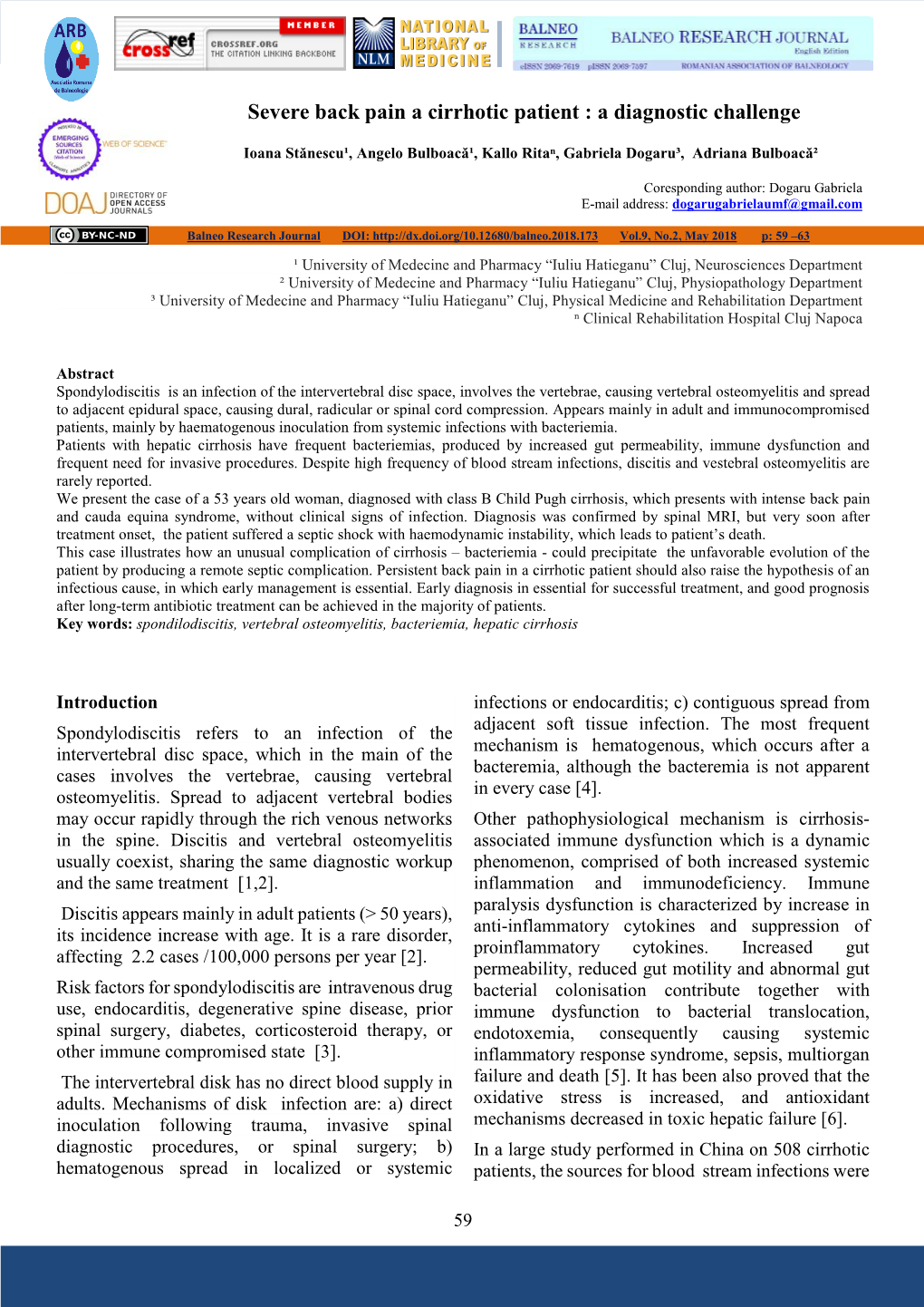 Severe Back Pain a Cirrhotic Patient : a Diagnostic Challenge