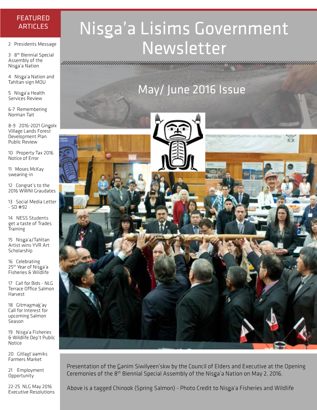 Nisga'a Lisims Government Newsletter