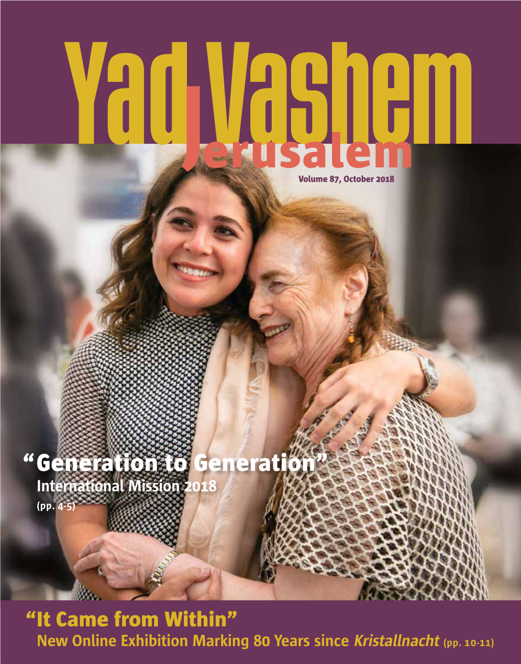 Jerusalemhem Volume 87, October 2018