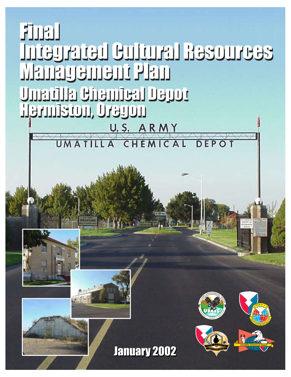 Umatilla Chemical Depot REPORT DOCUMENTATION PAGE Form Approved 0MB No