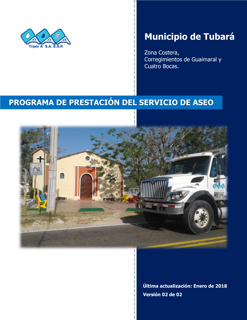 PROGRAMA DE PRESTACIÓN DEL SERVICIO DE ASEO Municipio De