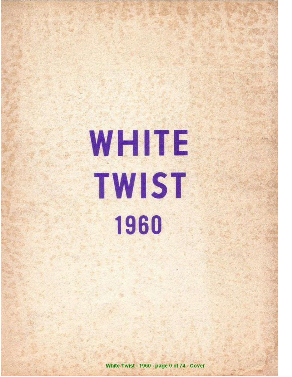 White Twist Yearbook 1960