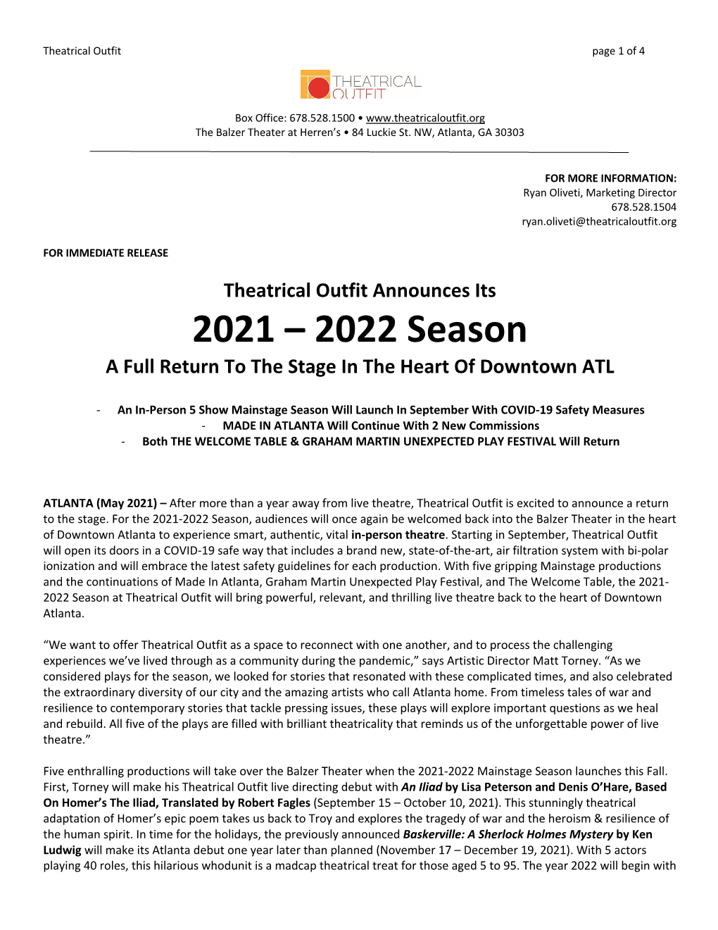 To Read All About the 2021 – 2022 Season