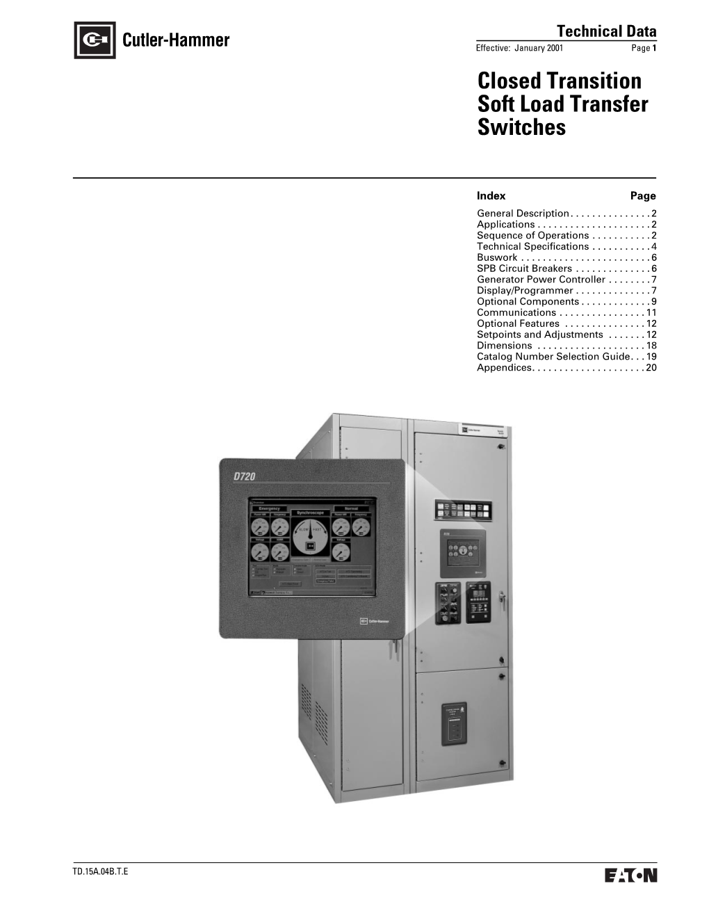Closed Transition Soft Load Transfer Switches
