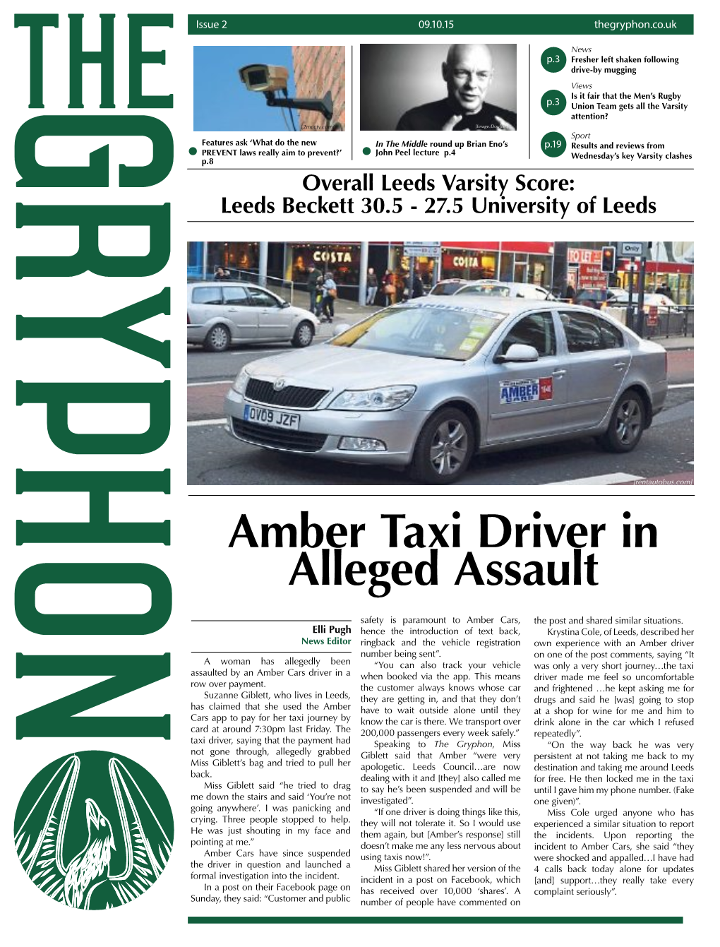 Amber Taxi Driver in Alleged Assault