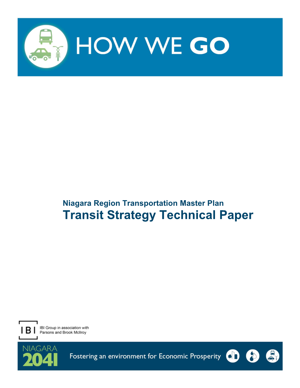 Transit Strategy Technical Paper
