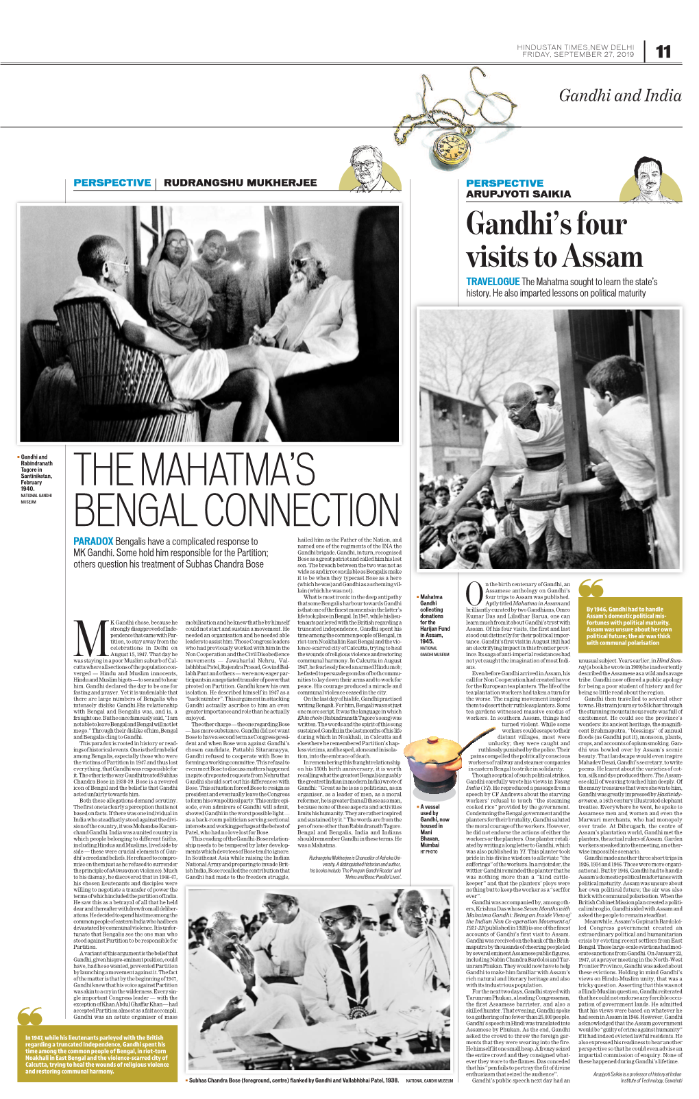 The Mahatma's Bengal Connection