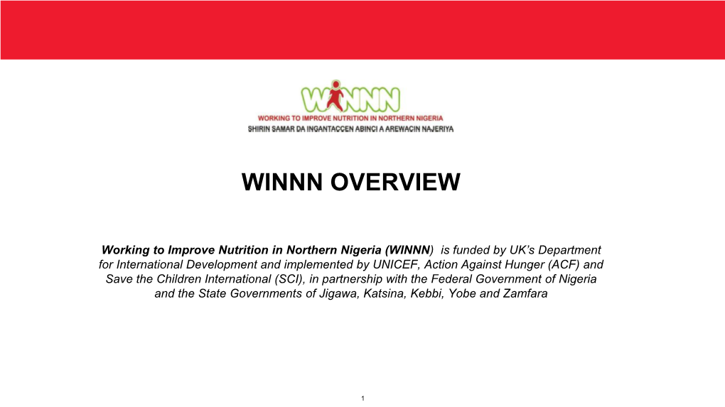 2016 Annual Review of WINNN