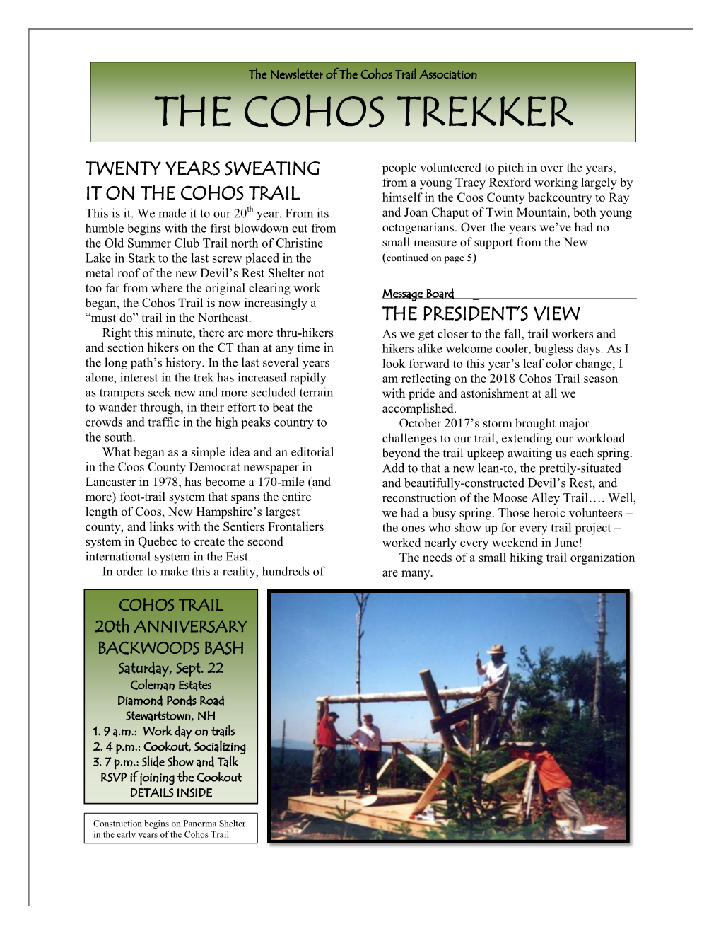 THE-COHOS-TREKKER-2018-Summer-PDF.Pdf
