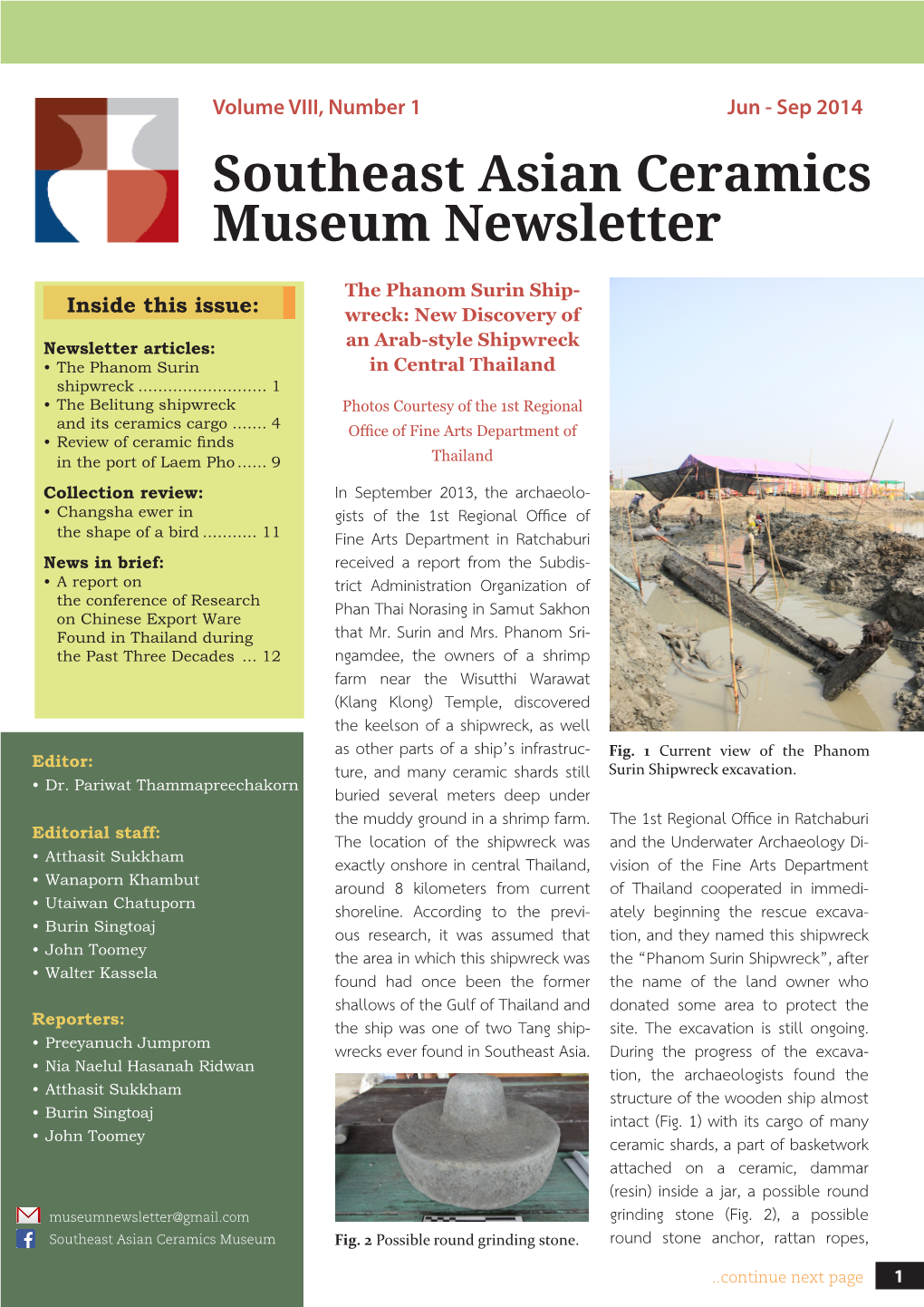 Southeast Asian Ceramics Museum Newsletter