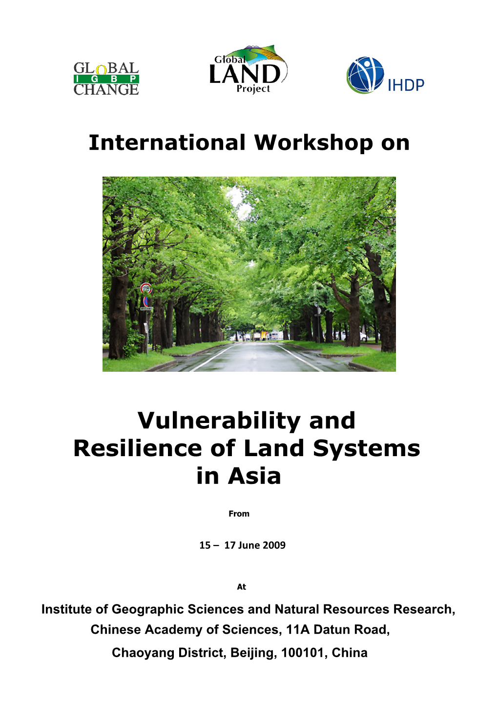 Vulnerability and Resilience of Land Systems in Asia