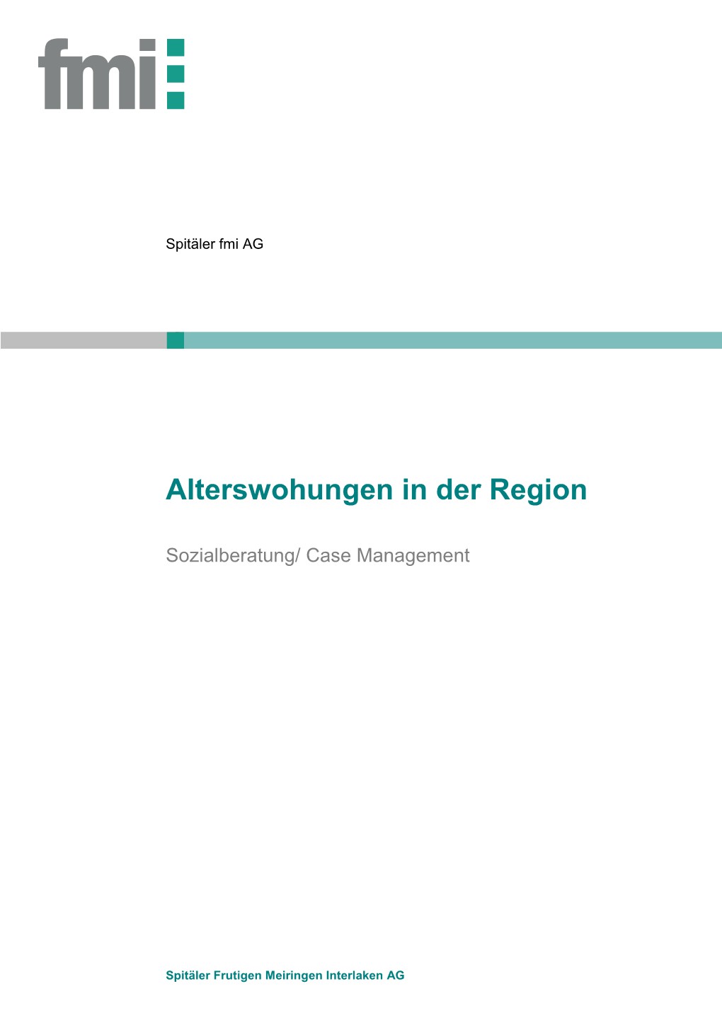 Alterswohungen in Der Region