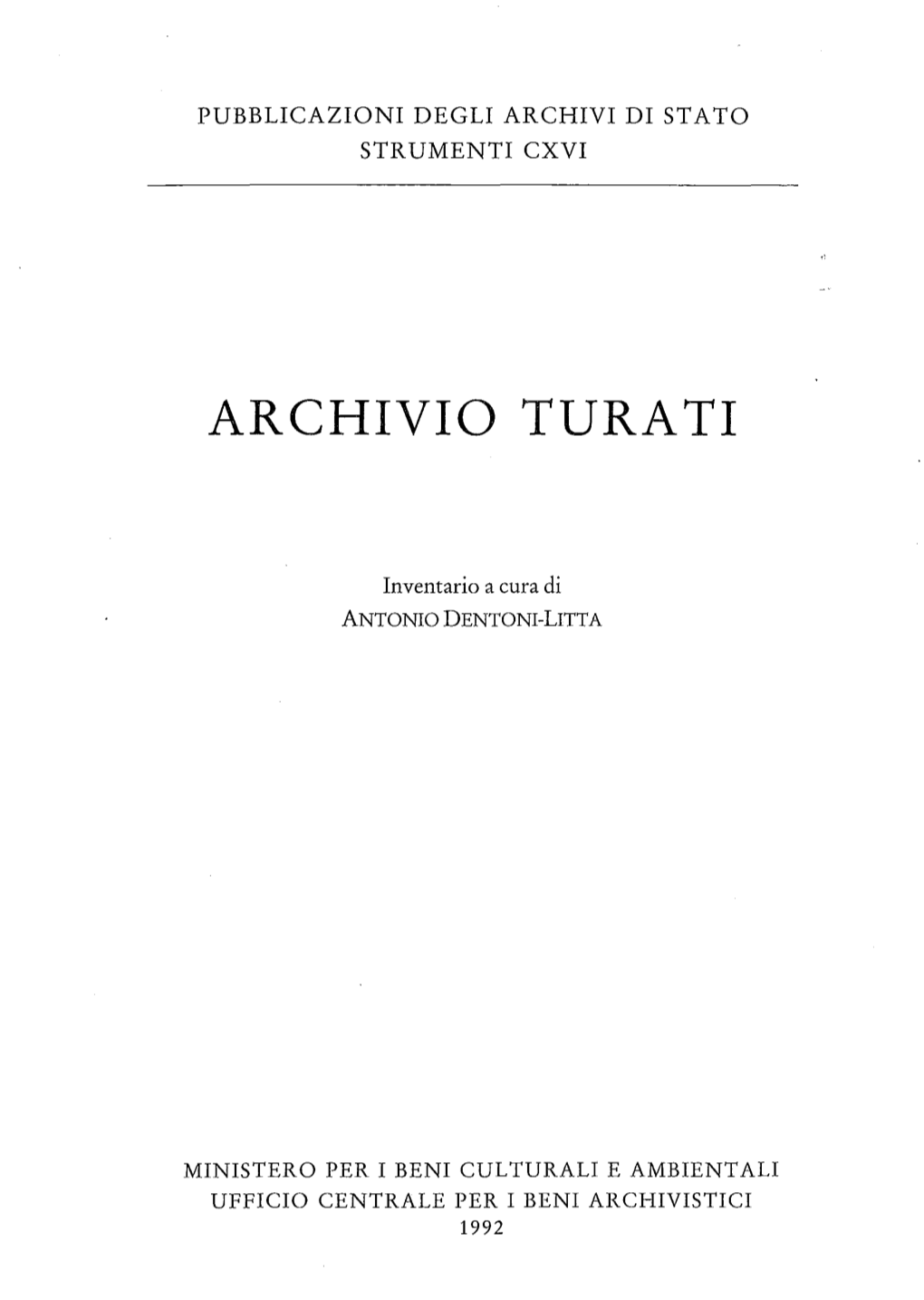 Archivio Turati