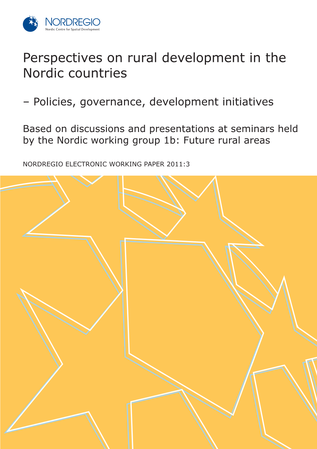 Perspectives on Rural Development in the Nordic Countries