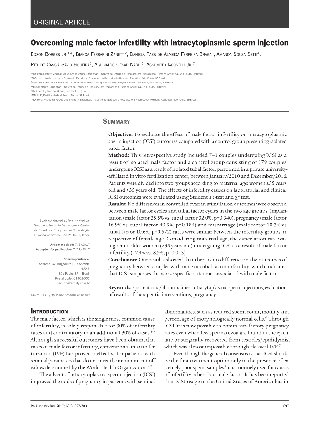 Overcoming Male Factor Infertility with Intracytoplasmic Sperm Injection