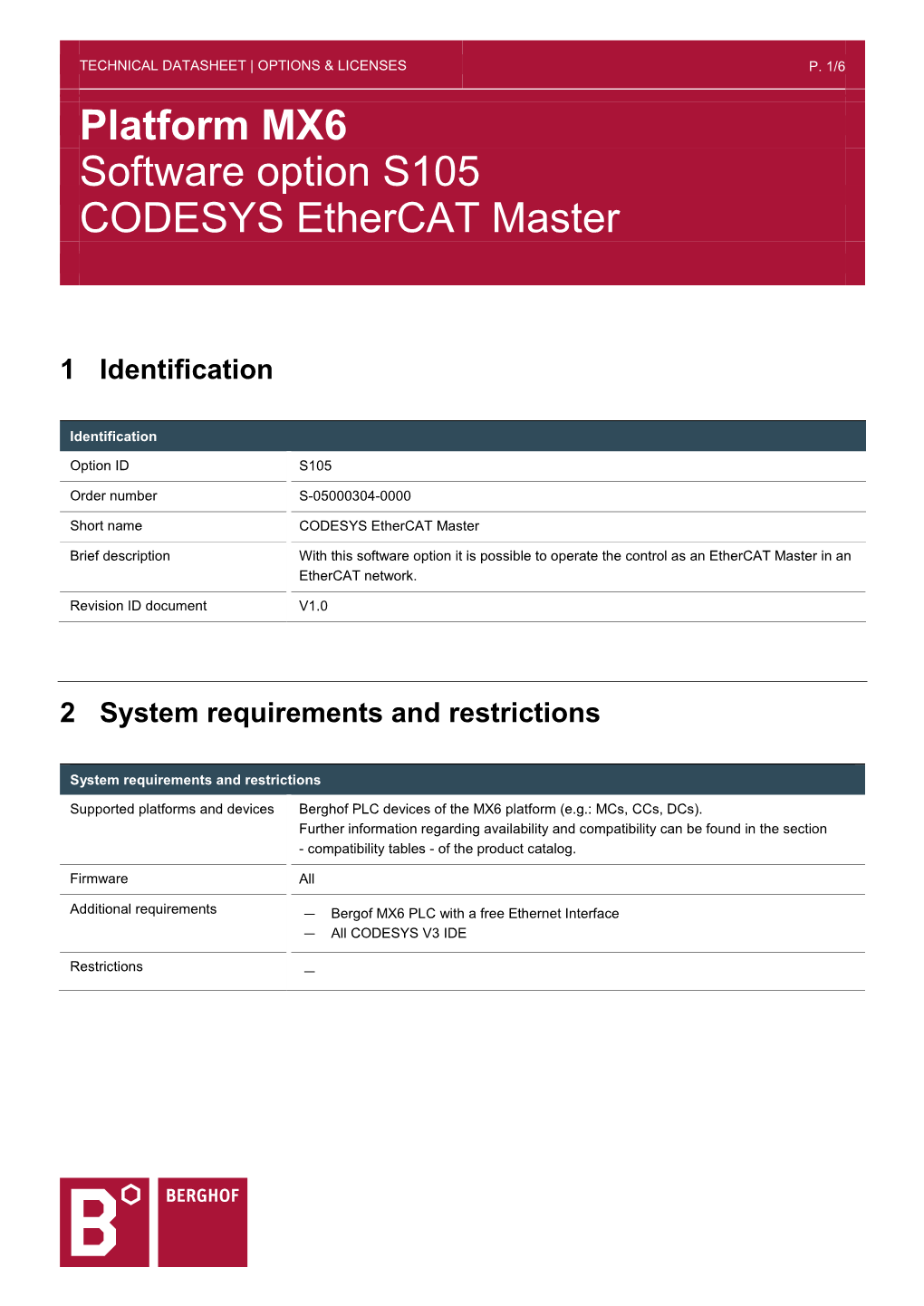 S103 CODESYS Ethercat Master V1 En