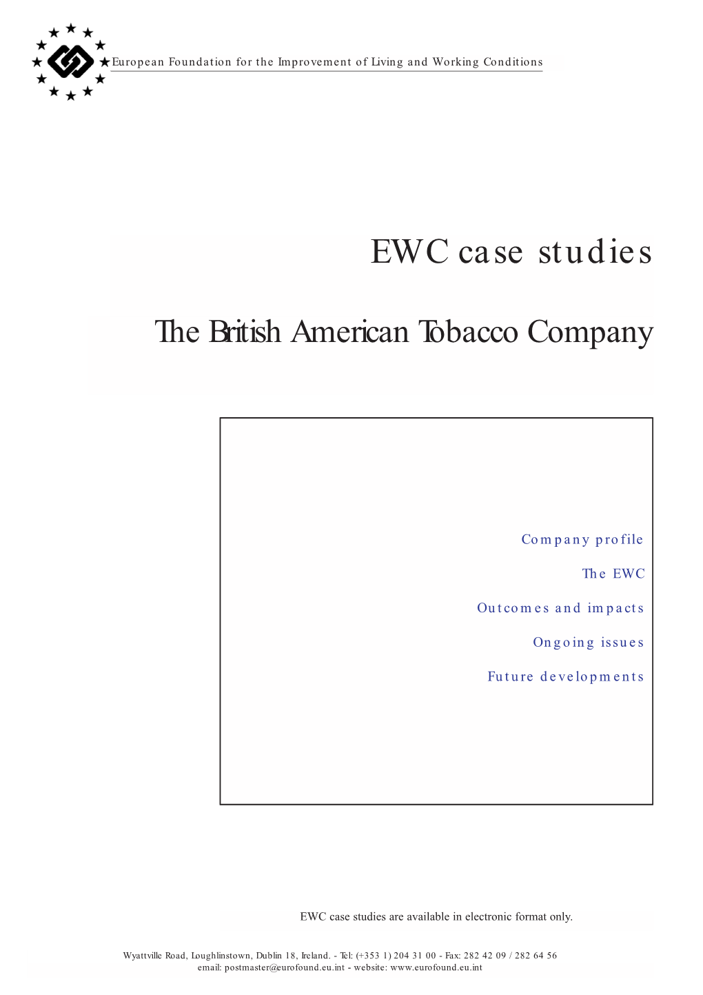 EWC Case Studies