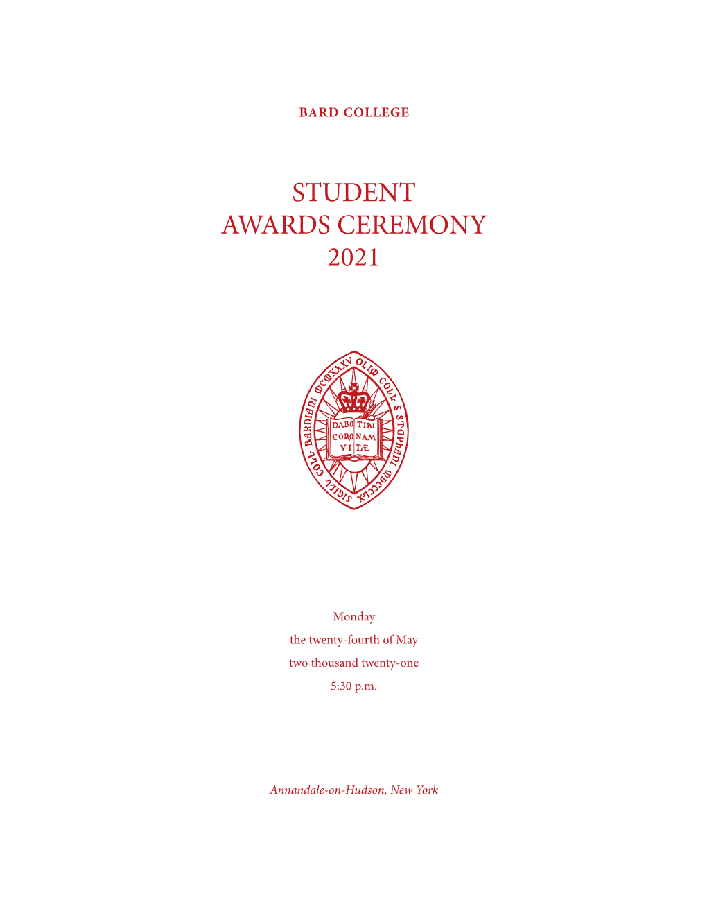 Student Awards Ceremony 2021