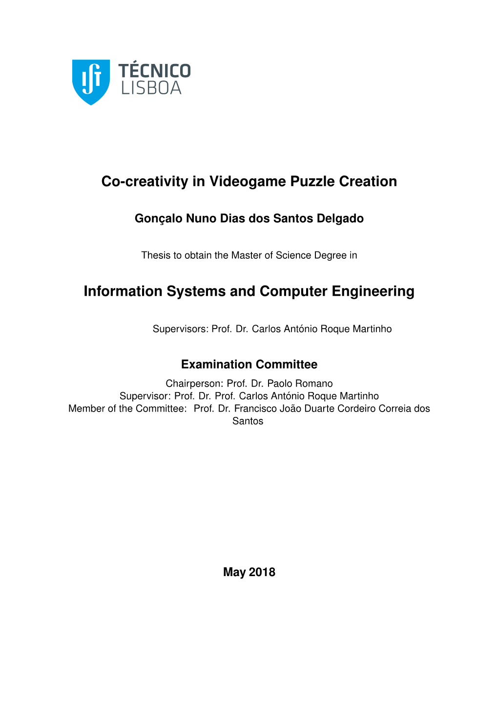 Co-Creativity in Videogame Puzzle Creation Information Systems And