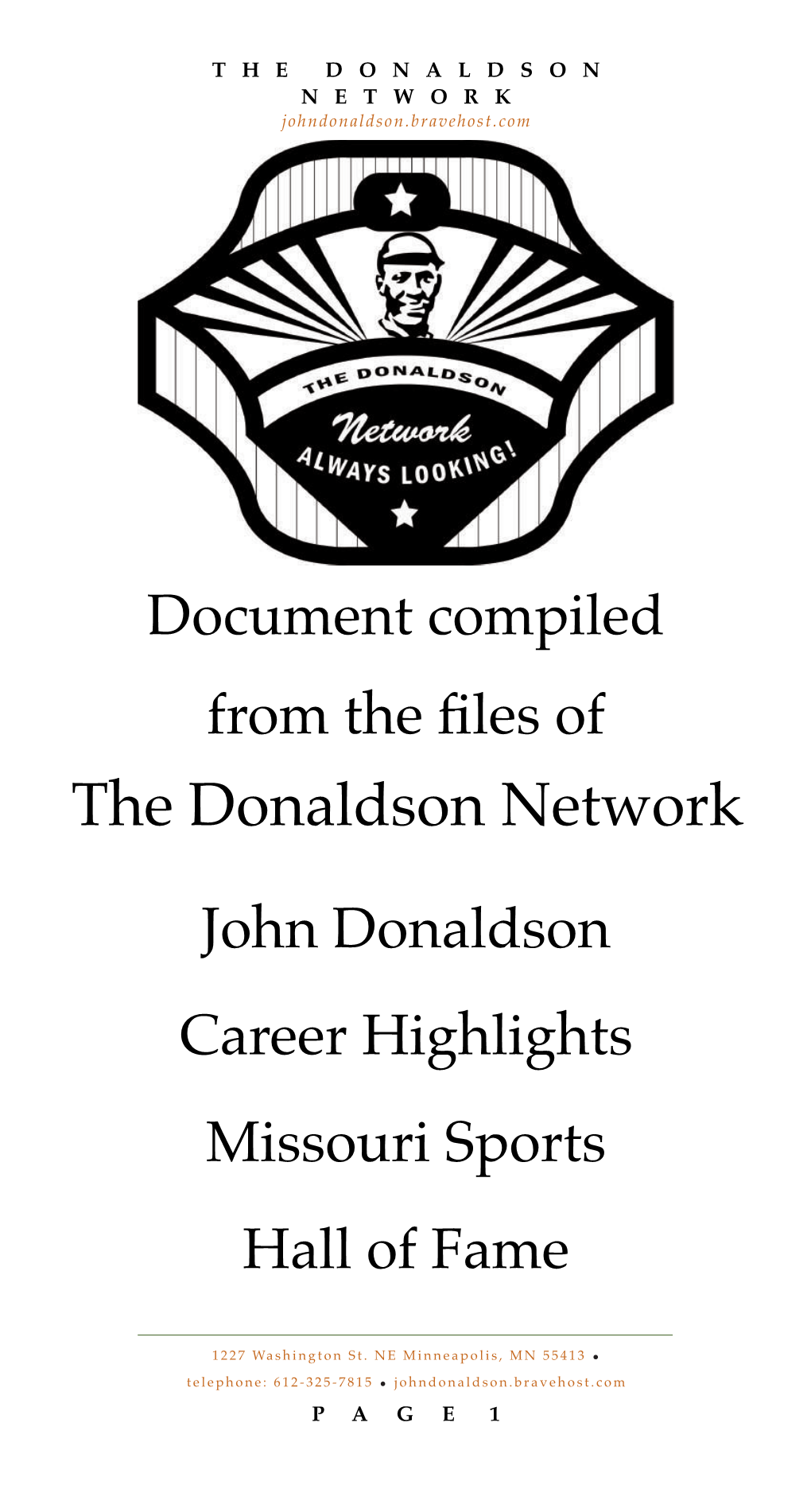 The Donaldson Network