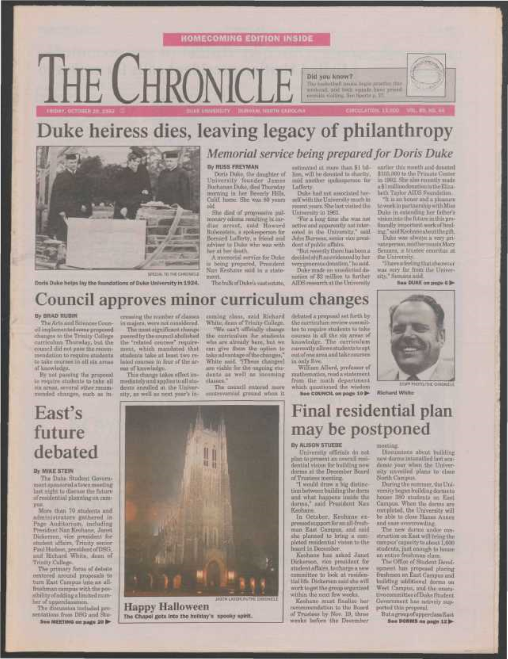 THE CHRONICLE Did You Know?