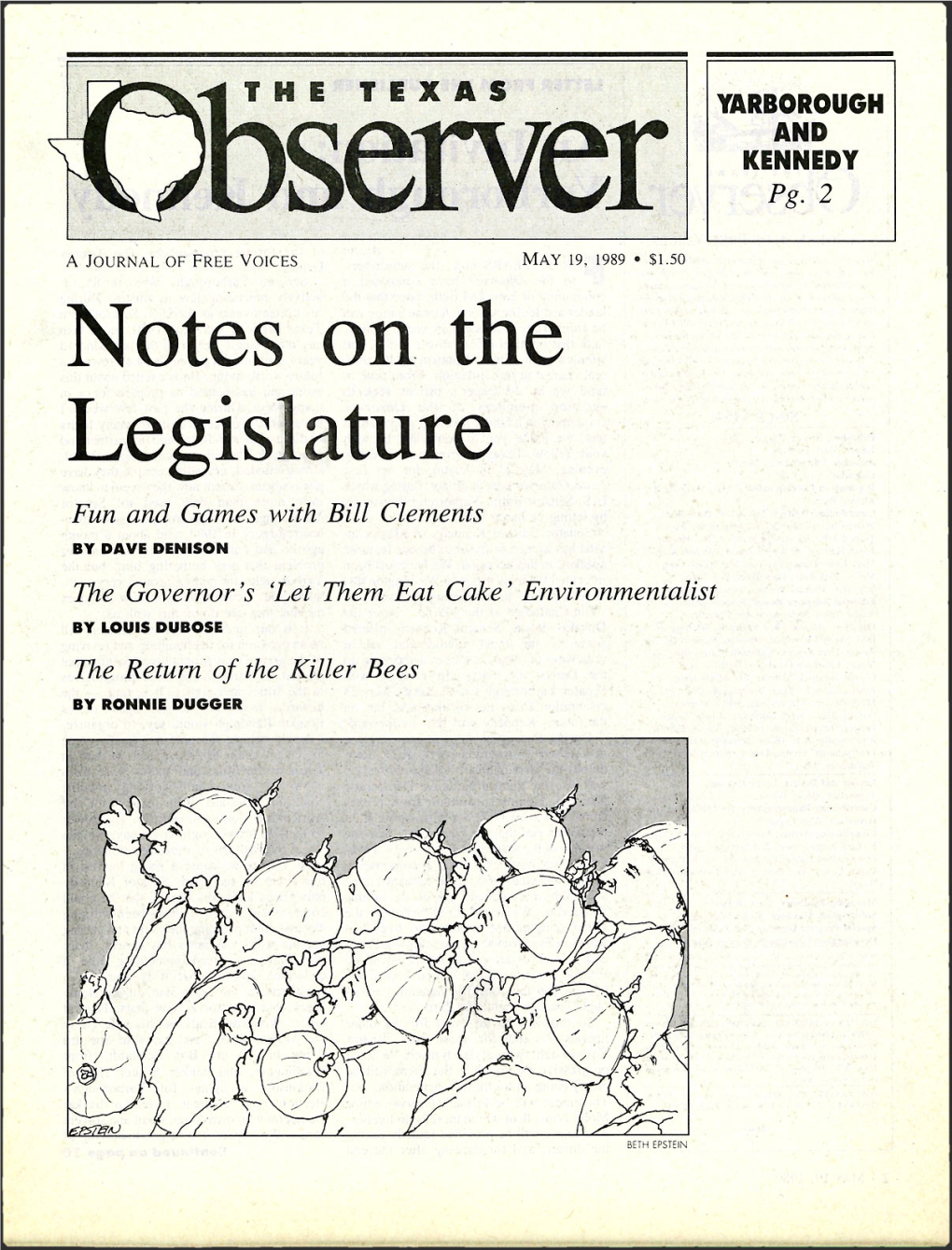 Notes on the Legislature