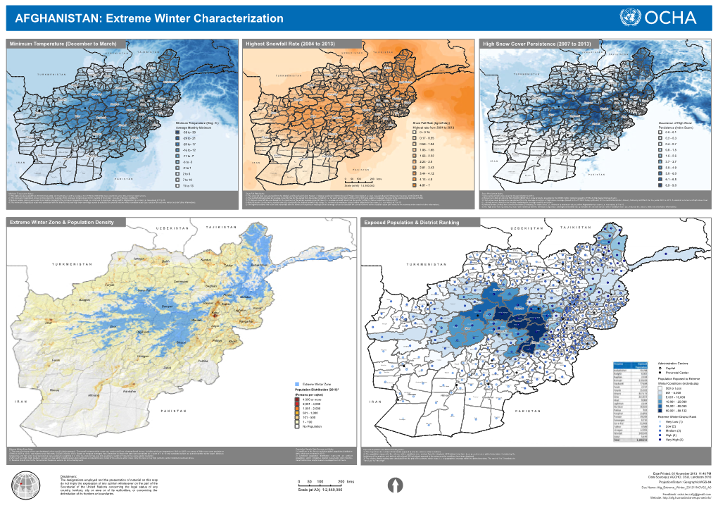 Extreme Winter Characterization