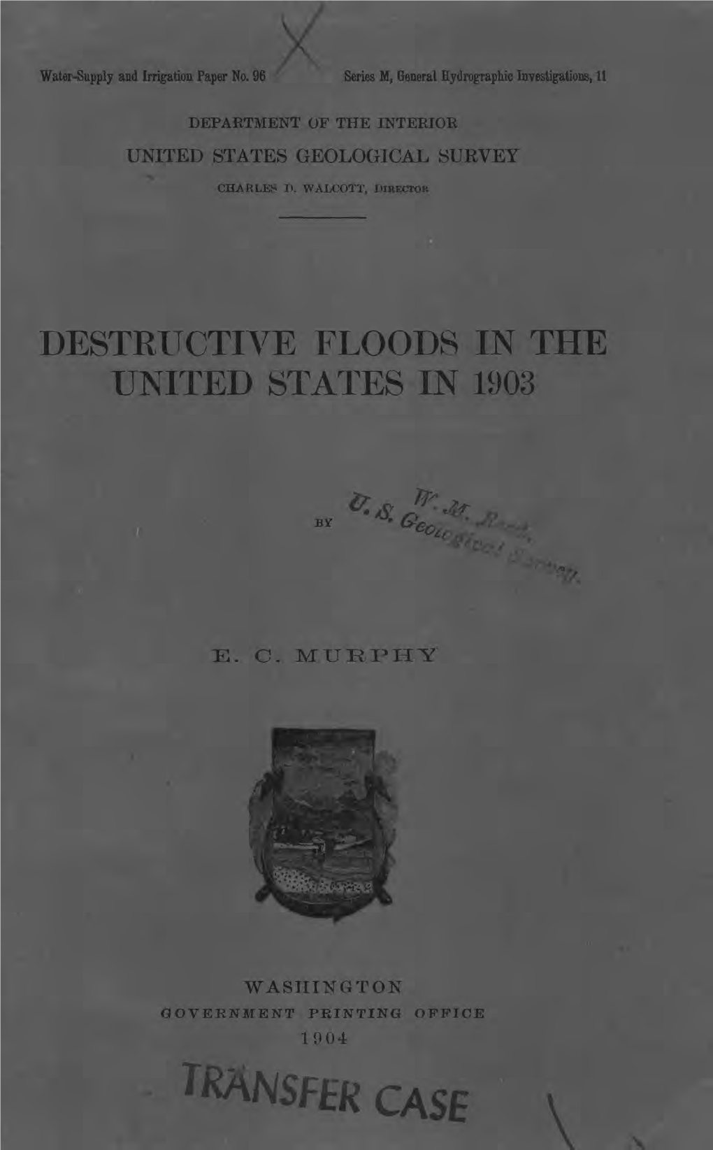 Destructive Eloods in the United States in 1903