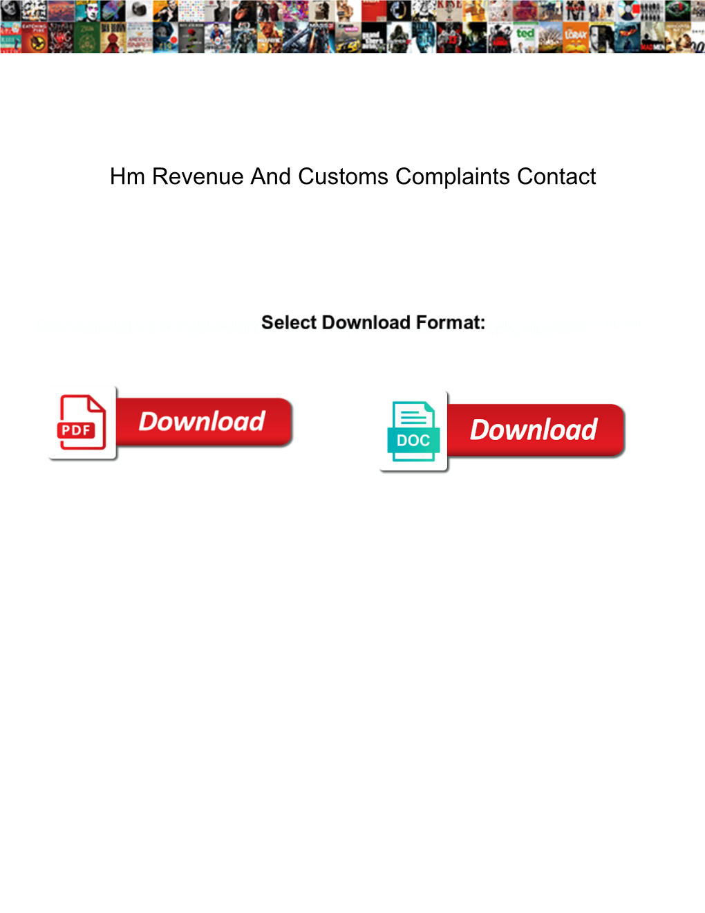 Hm Revenue and Customs Complaints Contact