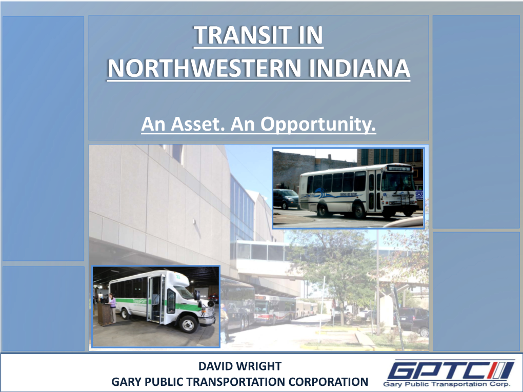 Transit in Northwestern Indiana