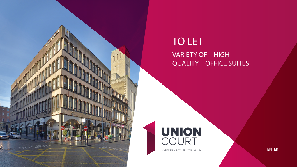 Union Court Is Just a Short Walk Away from Liverpool ONE, Which Has Over 170 Shops, Bars and Restaurants