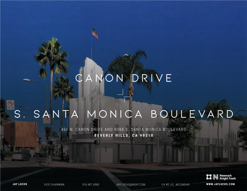Canon Drive Canon Drive S. Santa Monica Boulevard