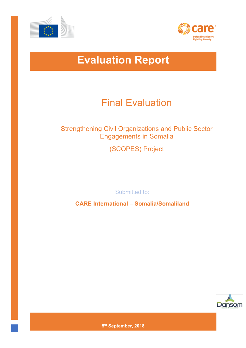 Evaluation Report