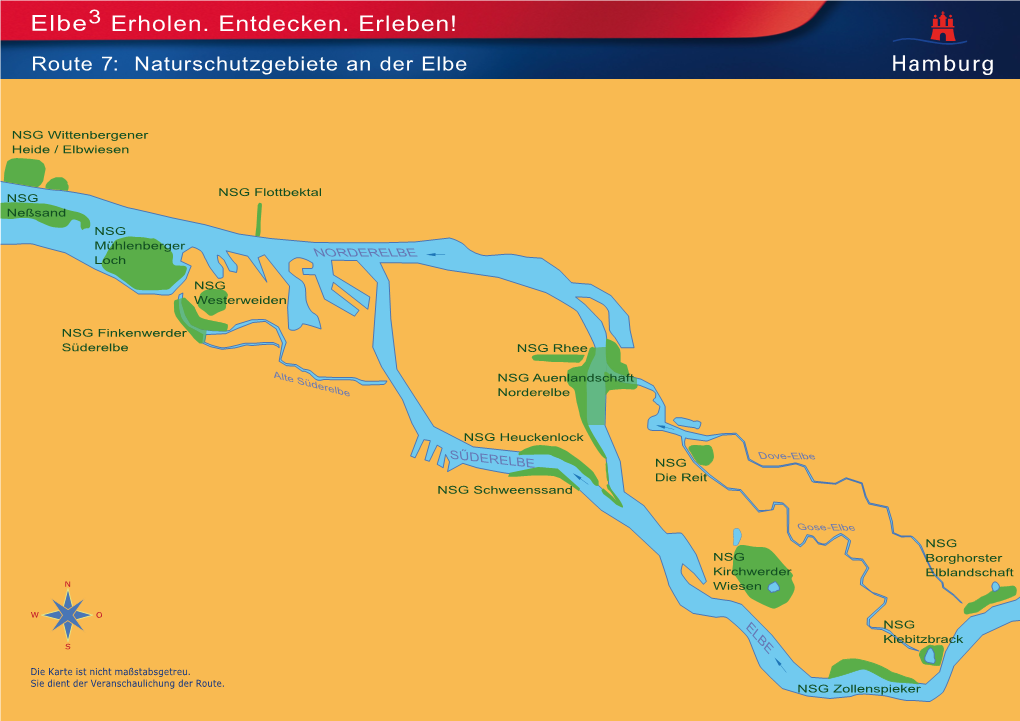 Route 7: Naturschutzgebiete an Der Elbe