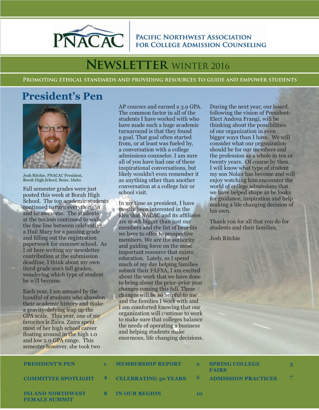 Newsletter WINTER 2016