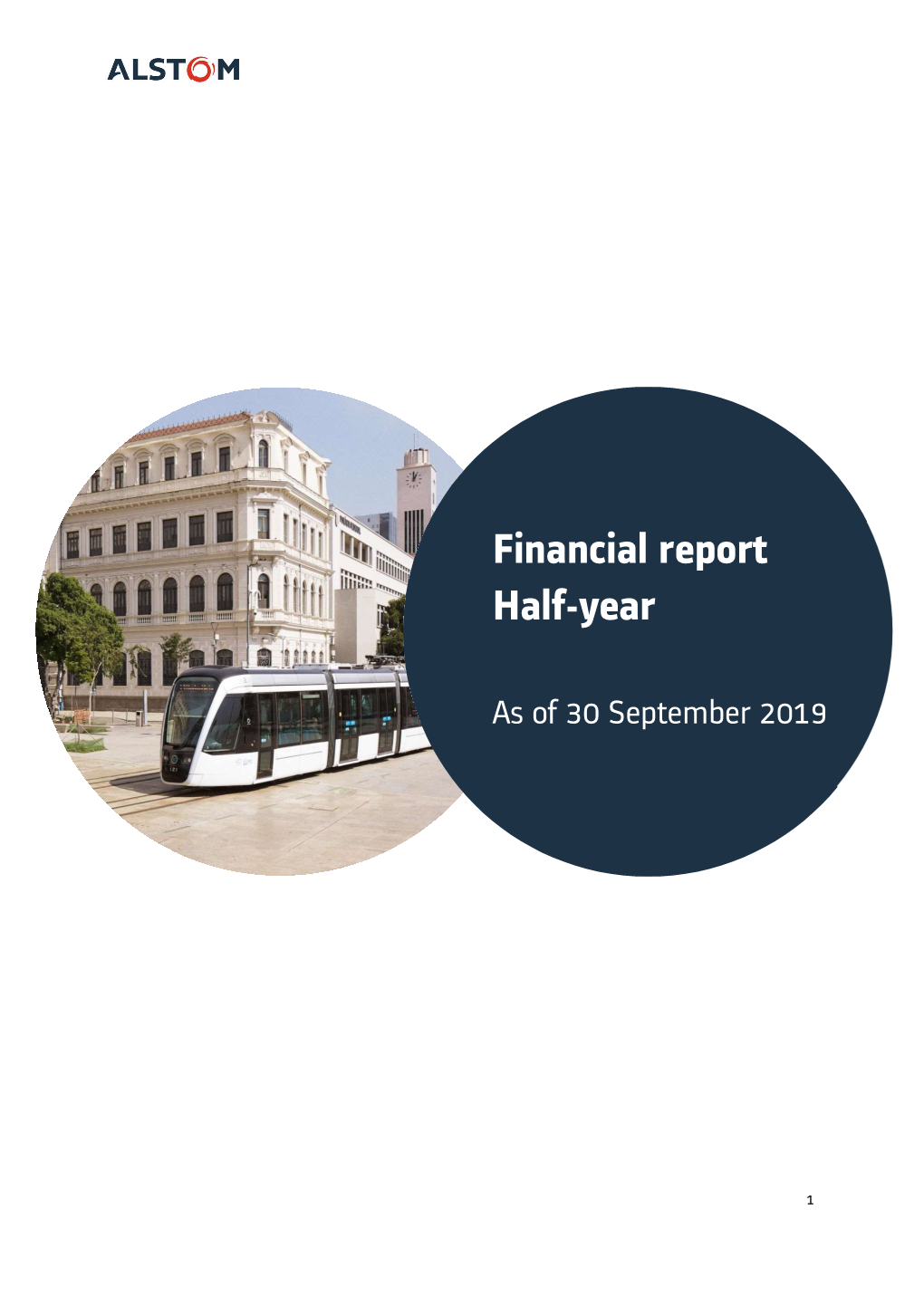 Half-Year Financial Report As of September 30, 2019