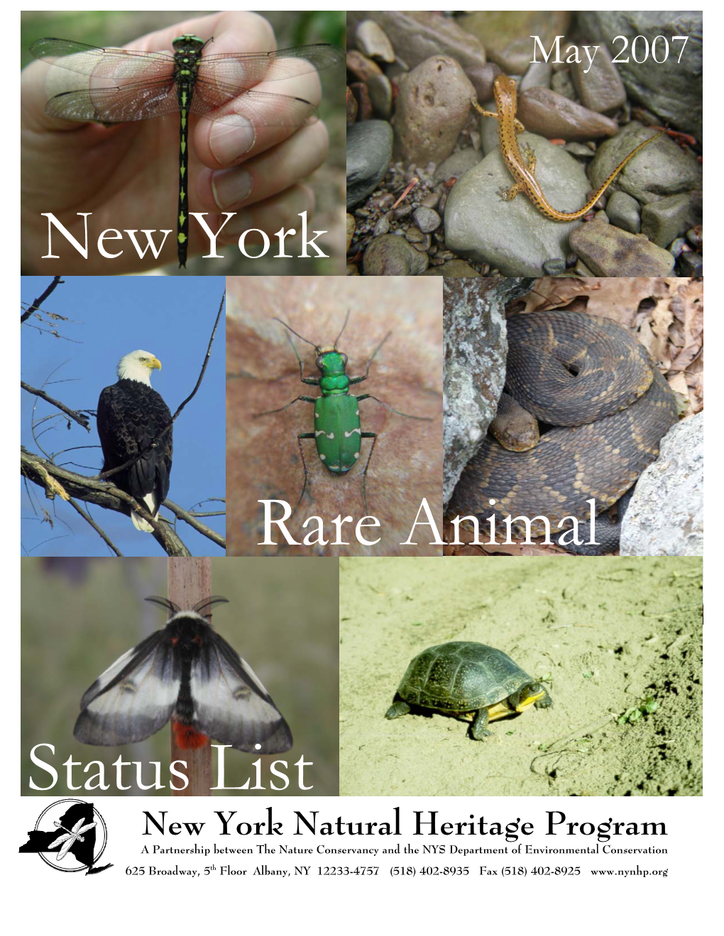 2007 Rare Animal List (NY)
