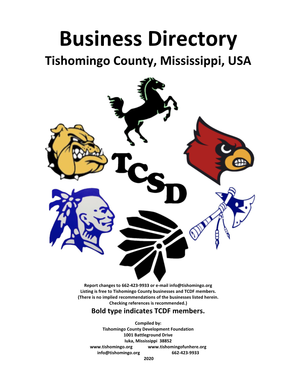 Business Directory Tishomingo County, Mississippi, USA