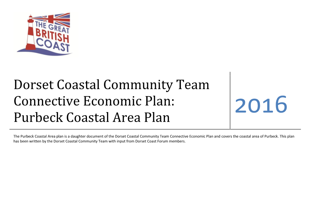 Purbeck Coastal Area Plan 2016
