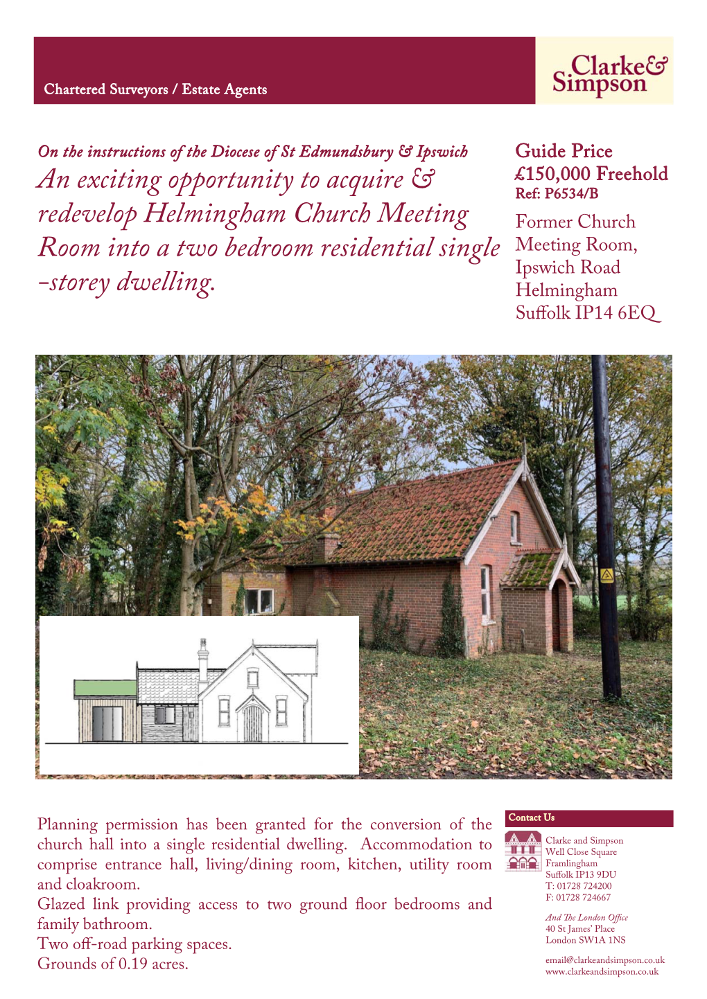 An Exciting Opportunity to Acquire & Redevelop Helmingham Church