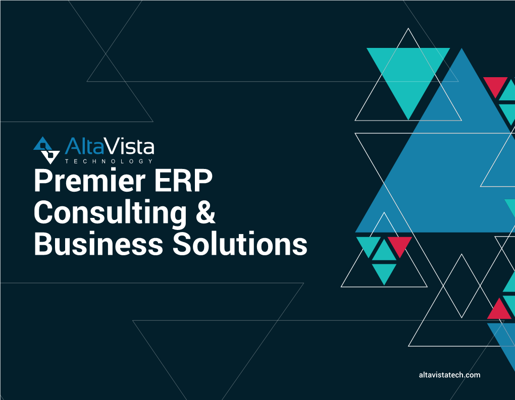 Premier ERP Consulting & Business Solutions