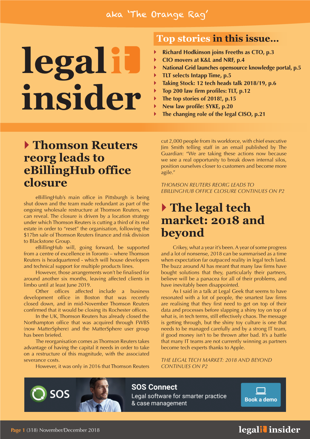 Thomson Reuters Reorg Leads to Ebillinghub Office Closure the Legal