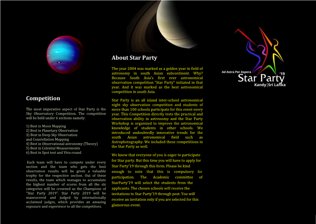 Competition About Star Party