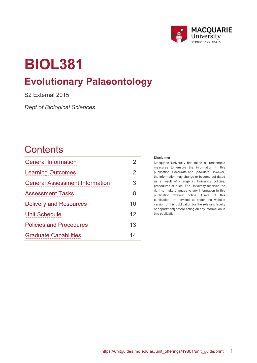 Assessment Tasks 8 Publication Without Notice