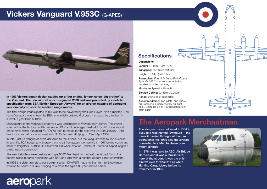 Vickers Vanguard V.953C (G-APES)