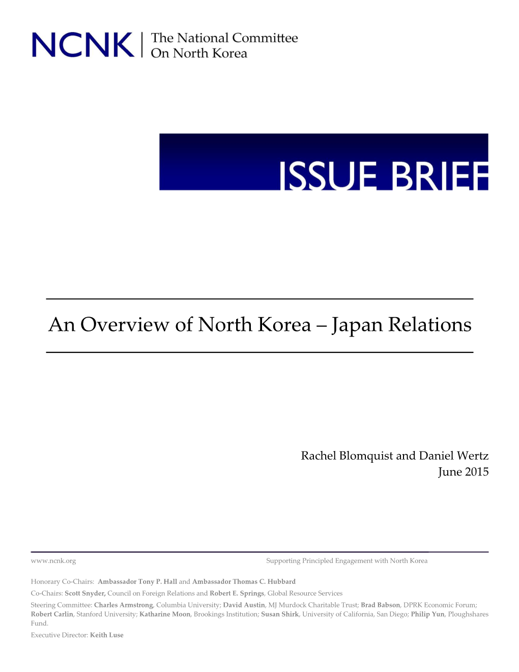 An Overview of North Korea – Japan Relations