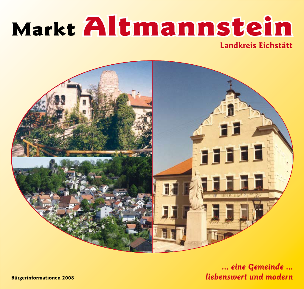 Markt Altmannsteinlandkreis Eichstätt Landkreis Eichstätt