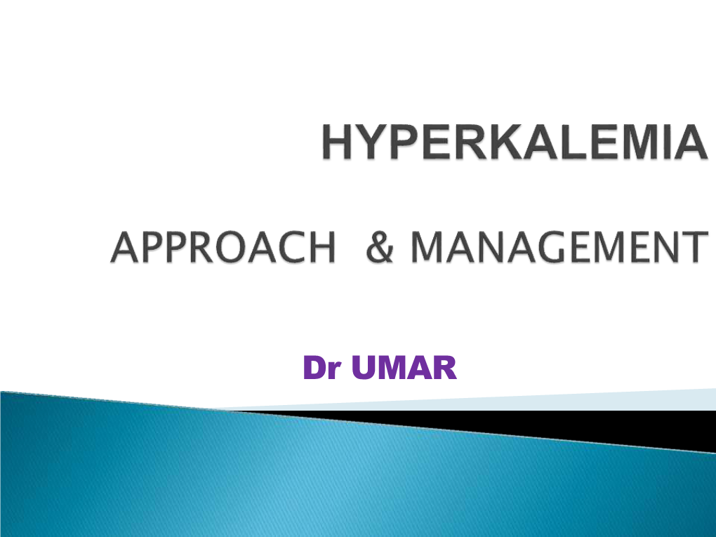 Dr UMAR PHYSIOLOGY